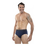 Slip Hombre Dufour Pack X6 Algodon Lycra Liso 11962 