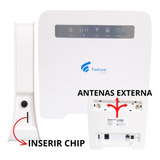 Roteador Wifi Profissional Com Chip Modem 4g Original Flt718