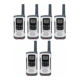 Radios Motorola 40km* 25 Mi Puerto Micro Usb T260 Kit 6 Pz