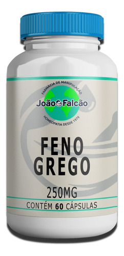 Feno Grego 250mg - 60 Cápsulas