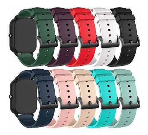 Correas Compatibles Con Ticwatch C2 De Silicona Suave