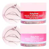 Combo X2 Balsamos Lip Balm Sleeping Mask  Ruby Rose 