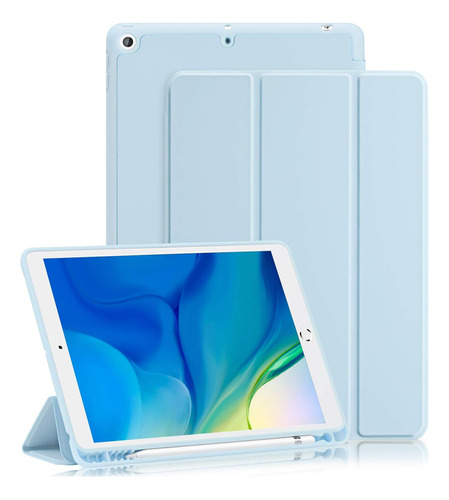 Funda iPad Ghinl 10.2 9a/8a/7a Gen Full Proteccion/sky Blue