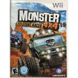 Jogo Monster Stunt Racer 4x4 Nintendo Wii Original Em Disco