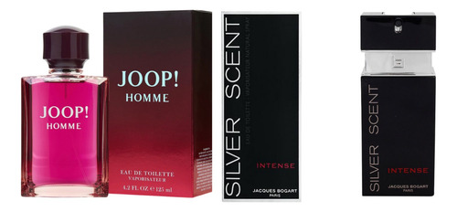 Kit 1 Perfume Joop Homme 125ml  1 Silver Scent Bogart 100ml