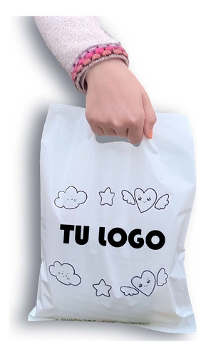 Bolsas Plásticas Personalizadas 35x45 100 Unidades