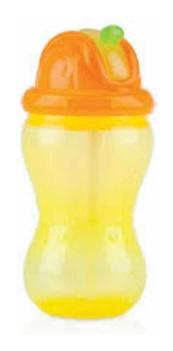 Vaso Flip It Popote Nuby 12oz Amarillo