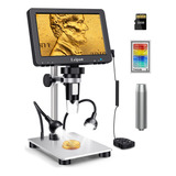 Leipan Microscopio Digital Lcd De 7 Pulgadas 1200x, Microsco