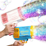 Pistola De Burbujas Juguete Bubble Gun Recargable Para Niños