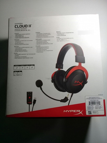 Auricular Gamer Hyperx Cloud 2 Red 7.1 