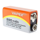 Vapex Bateria Recargable 9v 280 Mah