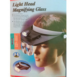 Lupa Visera Binocular Con Luz Y Lentes De Aumento . Sin Uso.