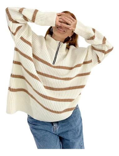 Sweater Carmela De Lana Premium Talle Unico Xl-xxl  Vv