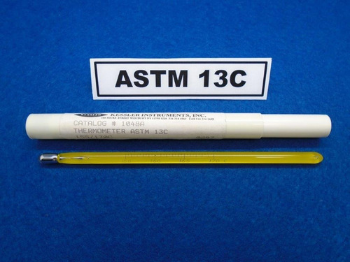 Termometro De Mercurio Astm 13c De 155° A 170°c