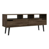 Mueble Tv Oslo 51  Con 2 Cajones Y 3 Estantes.