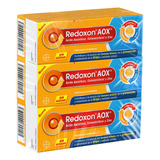 Vitaminas Redoxon Aox, Pack Con 3, 10 Tabletas C/u