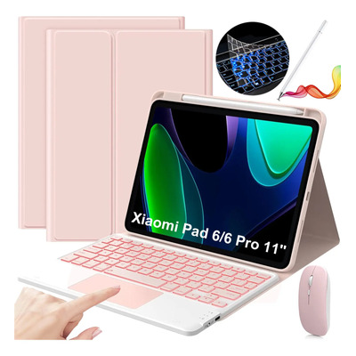 +para Pbk Funda Teclado Mouse Lapiz Xiaomi Pad 6\u002F6 Pro 11'' | Meses sin interés