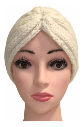 Gorro Tejido Turbante Gorro . Moda Invierno