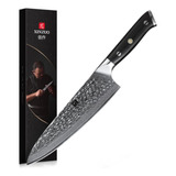 Cuchillo De Chef Xinzuo Acero Damasco 67 Capas Profesional 8