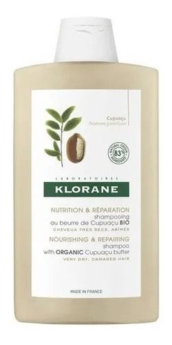 Klorane Shampoo Manteca De Cupuacú X 400 Ml