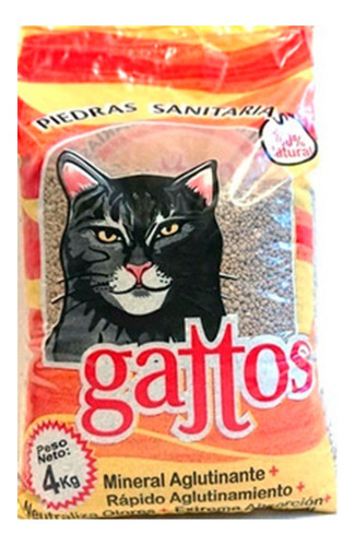 Piedras Sanitarias Aglomerantes Gattos 4 Kg