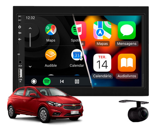 Central Multimidia Mp5 Apple Carplay Chevrolet Onix 2019