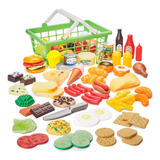 Set De 100 Piezas De Alimentos De Juguete Kid Connection