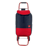 Bolsa Saco Carrinho De Feira Compra Dobravel Resistente Liso Cor Vermelho/ Carrinho Vermelho