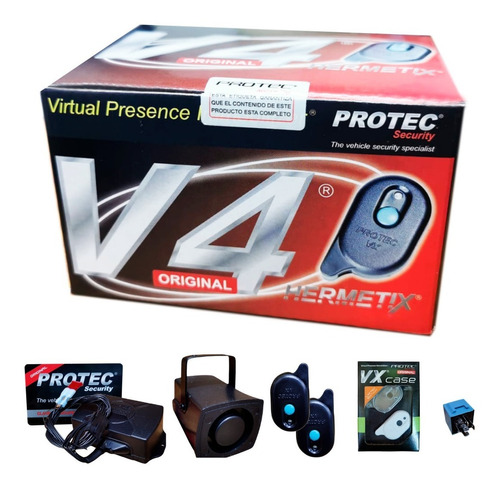 Alarma De Presencia Protec V4 Para Moto + Carcasas Promoción