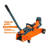 Gato Hidraulico Patin Para Auto Mecanico 2ton 35cm Reforzado