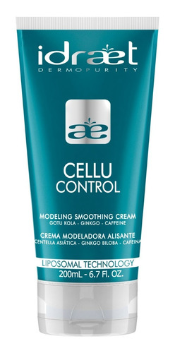 Idraet Crema Anti Celulitis Cellu Control Out  Alisante Tipo De Envase Pote X 200 Grs