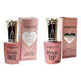 Base + Top Coat Para Gel Semipermanente Wapizima Love