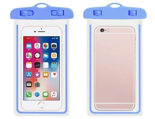 Bolsa Impermeable Y Transparente Para Smartphones, 3 Pliegue