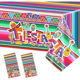 2 Paquetes De Manteles Decorativos Fiestas Mexicanas, M...