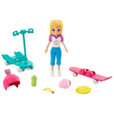 Muñecas Polly Pocket Aventura Pinic Con Monopatin Camara