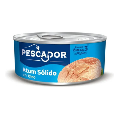 Atum Pescador Solido Em Oleo Lata 140g | MercadoLivre