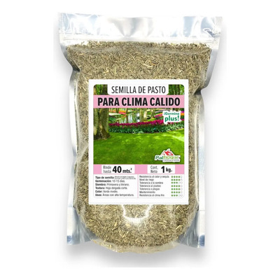 Semilla De Pasto Mezcla Germinaplus Clima Calido 1kg 40m2 | Envío gratis