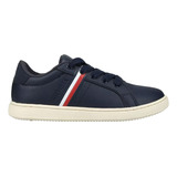 Tenis Tommy Hilfiger Para Niño Mod Iconic Court 2.0 019c D3