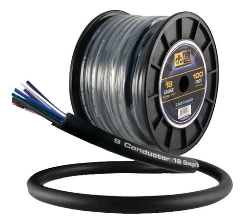 Rollo De Cable Para Bocina Db Drive 4ch + Remoto 30.48 Mts