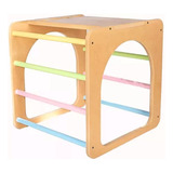 Cubo Trepador De Madera Montessori Itin - It08