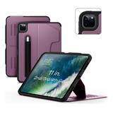 Funda Para iPad Pro De 11  Protectora Ultradelgada Morado