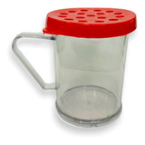 Polvilhador Medio Vermelho Caneca Para Beiju Tapioca