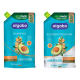 Algabo Shampoo + Enjuague 300ml Aguacate Y Argan Palta
