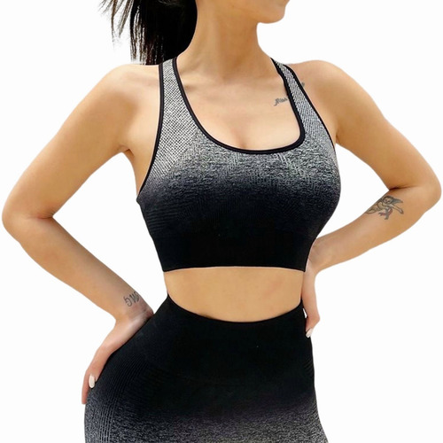 Top Deportivo Mujer Brasier Para Yoga Sujetador Correr Moda