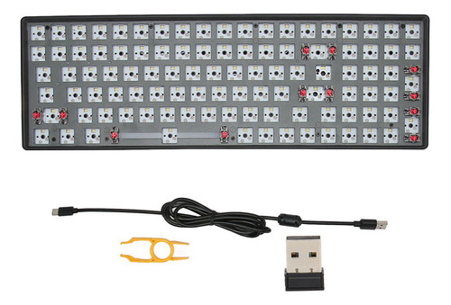 Kit De Teclado Mecánico Para Bricolaje, 100 Teclas, Intercam