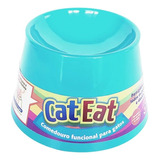 Comedouro Para Gatos Elevado Ergonômico Cat Eat Pet Games
