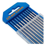 Kit 5 Eletrodo Tungstênio Solda Ponta Azul 2% Lantânio 3,2mm