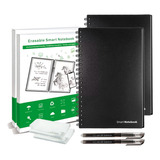 Cuaderno Inteligente Libreta Reutilizable Borrable Grande X2