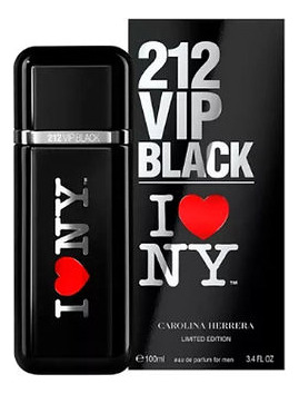 Ch 212 Vip Black I Love Ny Limited Ed Edp 100ml Masculino