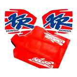 Kit De Calcos + Funda Asiento Honda Xr600 Xr 600 1994, Gloss